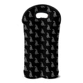 Gadsden Flag Pattern Print Double Neoprene Wine Tote