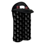 Gadsden Flag Pattern Print Double Neoprene Wine Tote