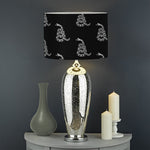 Gadsden Flag Pattern Print Drum Lamp Shade