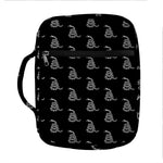 Gadsden Flag Pattern Print Front Pocket Bible Bag