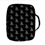 Gadsden Flag Pattern Print Front Pocket Bible Bag