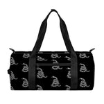 Gadsden Flag Pattern Print Gym Bag