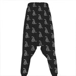 Gadsden Flag Pattern Print Hammer Pants