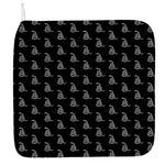 Gadsden Flag Pattern Print Hand Towel