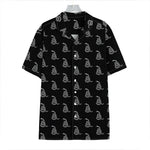 Gadsden Flag Pattern Print Hawaiian Shirt