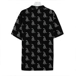 Gadsden Flag Pattern Print Hawaiian Shirt