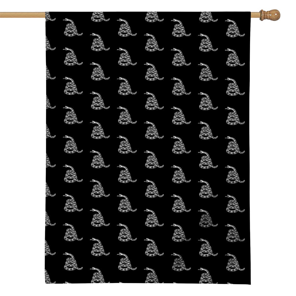 Gadsden Flag Pattern Print House Flag