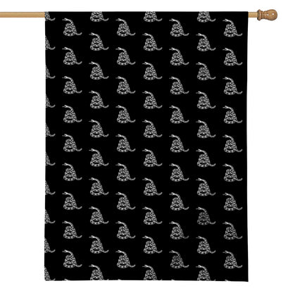 Gadsden Flag Pattern Print House Flag