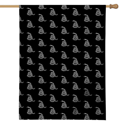 Gadsden Flag Pattern Print House Flag