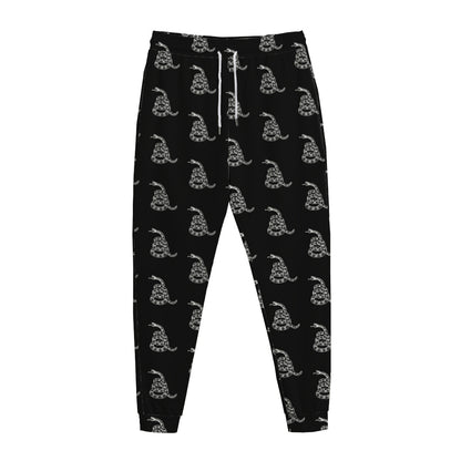 Gadsden Flag Pattern Print Jogger Pants