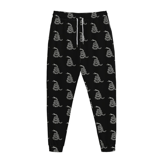 Gadsden Flag Pattern Print Jogger Pants
