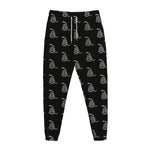 Gadsden Flag Pattern Print Jogger Pants