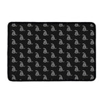 Gadsden Flag Pattern Print Kitchen Mat