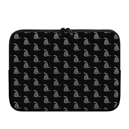 Gadsden Flag Pattern Print Laptop Sleeve