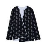 Gadsden Flag Pattern Print Long Sleeve Short Coat