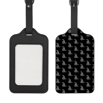 Gadsden Flag Pattern Print Luggage Tag