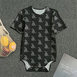 Gadsden Flag Pattern Print Men's Bodysuit