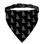 Gadsden Flag Pattern Print Over The Collar Dog Bandana