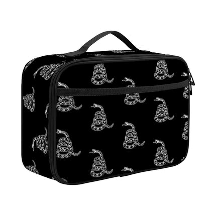 Gadsden Flag Pattern Print Portable Lunch Bag