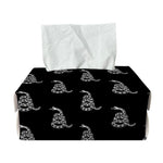 Gadsden Flag Pattern Print Rectangle Tissue Box Cover