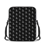 Gadsden Flag Pattern Print Rectangular Crossbody Bag