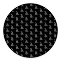 Gadsden Flag Pattern Print Round Floor Mat