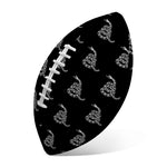 Gadsden Flag Pattern Print Rugby Ball