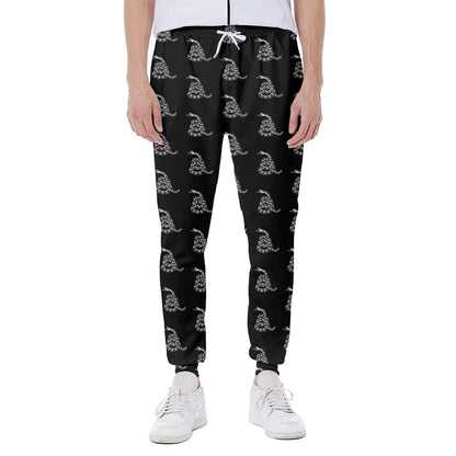 Gadsden Flag Pattern Print Scuba Joggers
