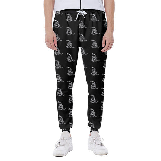 Gadsden Flag Pattern Print Scuba Joggers