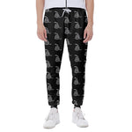 Gadsden Flag Pattern Print Scuba Joggers