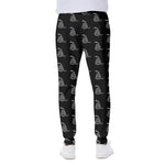 Gadsden Flag Pattern Print Scuba Joggers
