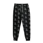 Gadsden Flag Pattern Print Sweatpants