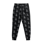 Gadsden Flag Pattern Print Sweatpants