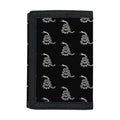 Gadsden Flag Pattern Print Trifold Wallet