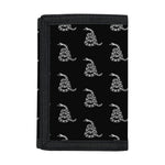 Gadsden Flag Pattern Print Trifold Wallet