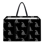 Gadsden Flag Pattern Print Utility Tote Bag