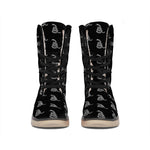Gadsden Flag Pattern Print Winter Boots