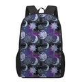 Galaxy Celestial Sun And Moon Print 17 Inch Backpack