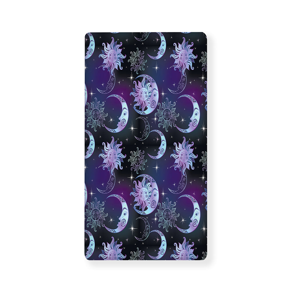 Galaxy Celestial Sun And Moon Print Baby Crib Sheet