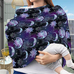 Galaxy Celestial Sun And Moon Print Baby Seat Cover