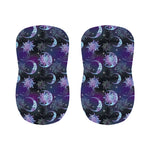 Galaxy Celestial Sun And Moon Print Bar Stool Covers