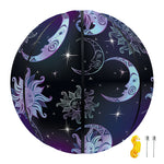 Galaxy Celestial Sun And Moon Print Basketball