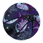 Galaxy Celestial Sun And Moon Print Basketball