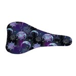 Galaxy Celestial Sun And Moon Print Bicycle Seat Cover