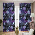 Galaxy Celestial Sun And Moon Print Dimout Pencil Pleat Curtains