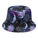 Galaxy Celestial Sun And Moon Print Bucket Hat