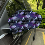 Galaxy Celestial Sun And Moon Print Car Side Mirror Covers