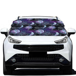 Galaxy Celestial Sun And Moon Print Car Windshield Snow Cover