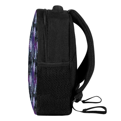 Galaxy Celestial Sun And Moon Print Casual Backpack