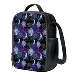 Galaxy Celestial Sun And Moon Print Crossbody Lunch Bag